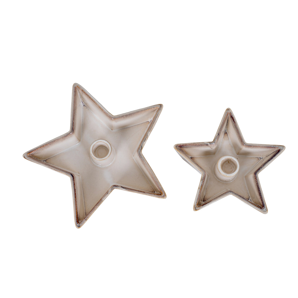 Small Solace Cement Star Candle Holder