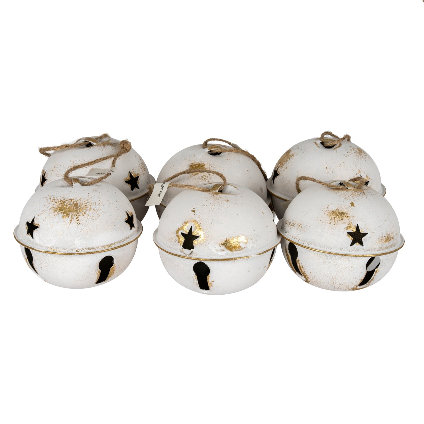 Twelve Metal Nordic Bells in Wooden Box