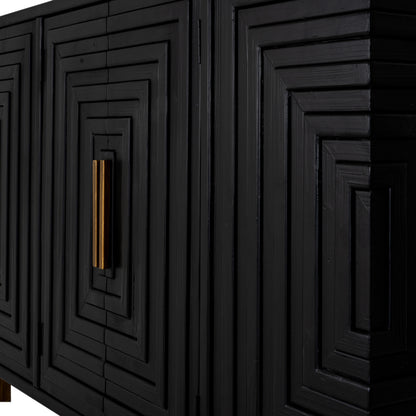 Lennox Black 2 Door Sideboard