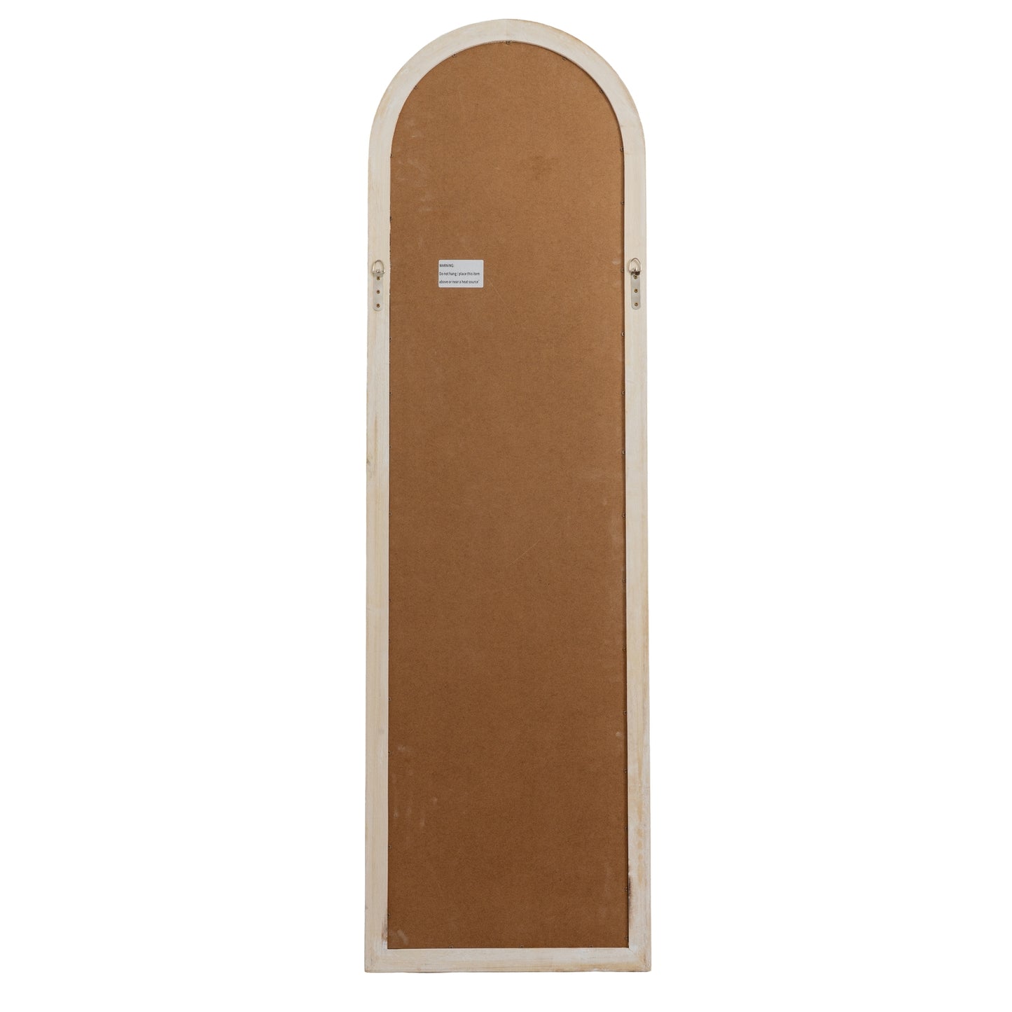 Washed Wood Tall Arched Window Mirror