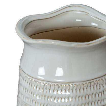 Tava Cylinder Hewn Vase