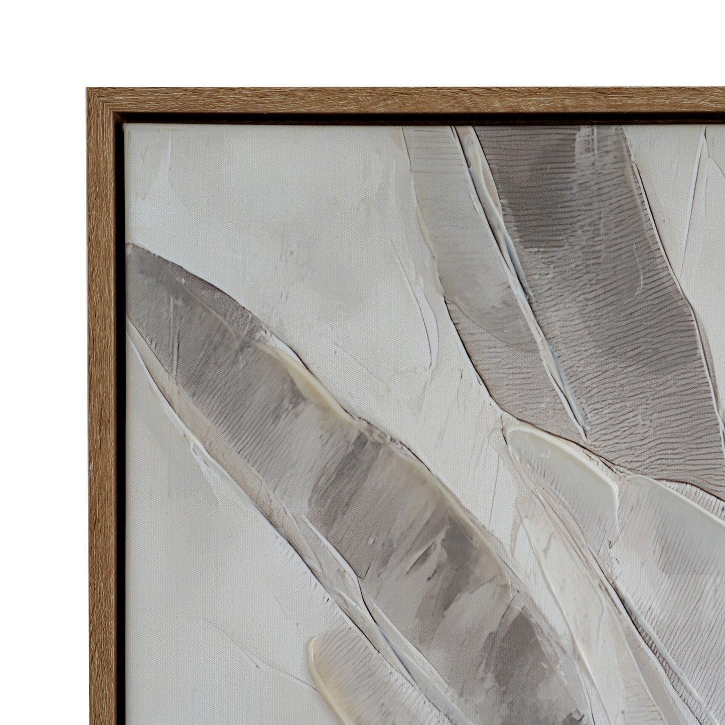 Folira Hand Painted Canvas In Frame