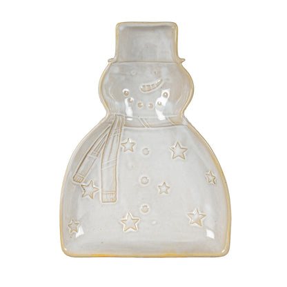 Alora Ceramic Snowman Dish