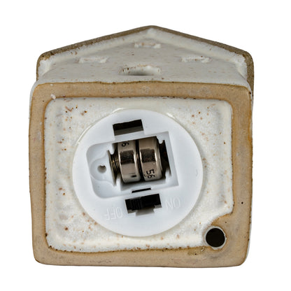 Alora Ceramic Large Town Cottage With LED Lights